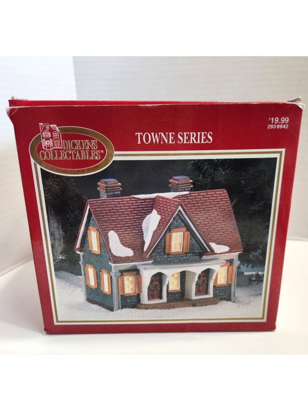 Dickens Collectables Hand-Painted Porcelain Lighted House Towne Series READ